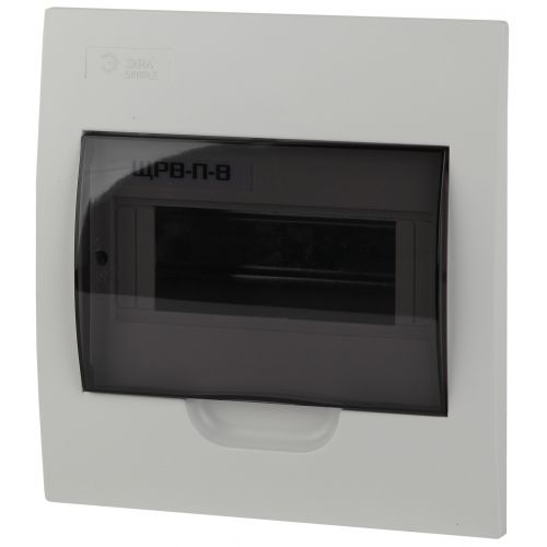 Бокс встраиваемый ЩРВ-П-8 8мод. IP41 пластик SIMPLE NO-box_simple-plastic_8_flush BOXF08 Эра Б0041511