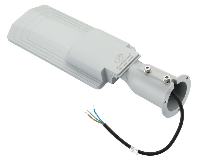 Светильник светодиодный ДКУ RD 10 P 35W SHB 840 GR 425х108мм 35Вт 4000К IP66 уличный консольный сер. Русский Свет 17121023992