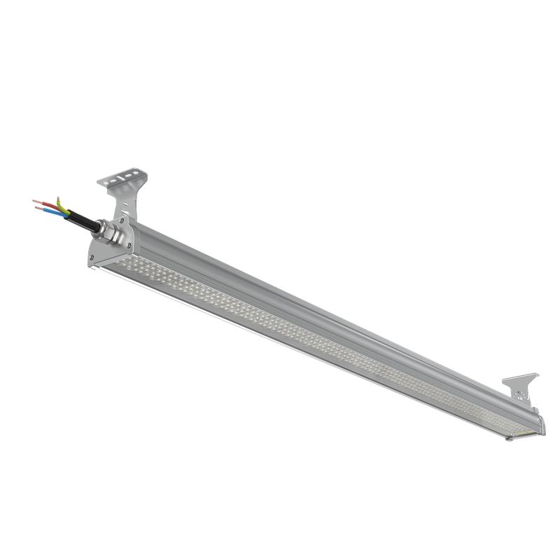 Светильник светодиодный ДСП WP 24 C 120W VW 840 L1200 SI CL 1280х100х85мм 120Вт 4000К IP66 пылевлагозащ. Русский Свет 27072423920