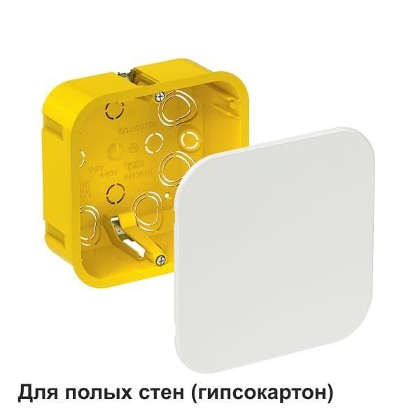 Коробка распределительная 100х100х50мм для полых стен DIY SE IMT351611