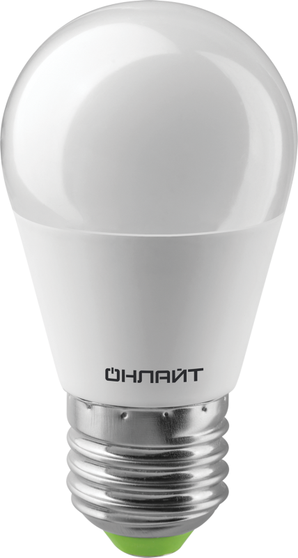 Лампа светодиодная 61 969 OLL-G45-10-230-4K-E27 10Вт шар 4000К нейтр. бел. E27 1000лм 176-264В ОНЛАЙТ 61969