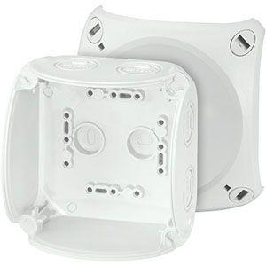 Коробка распределительная ОП 104х104х70мм IP66/67 KF 0400 G свет. сер. HENSEL 62000045