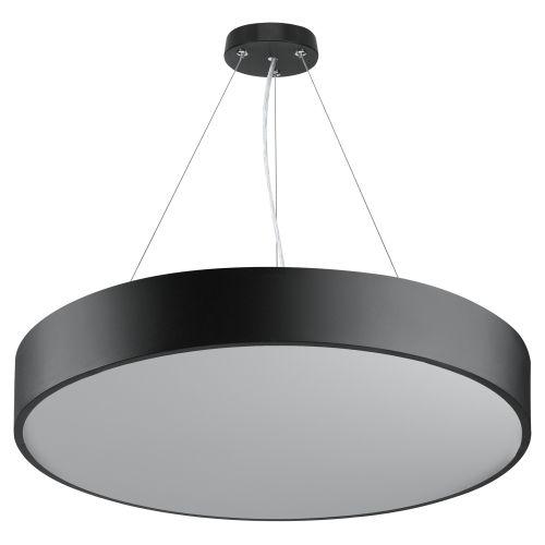 Светильник светодиодный Geometria Ring SPO-132-B-40K-088 88Вт 4000К IP40 800х800х80мм подвесной драйвер внутри черн. Эра Б0058901