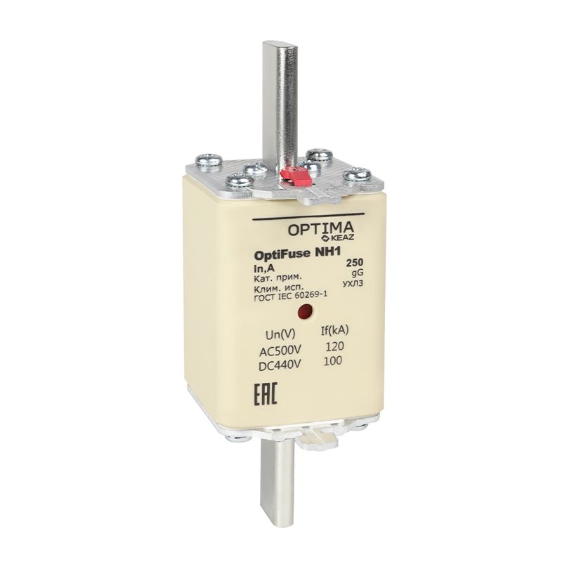 Вставка плавкая OptiFuse NH1-63-gG-УХЛ3 КЭАЗ 374940
