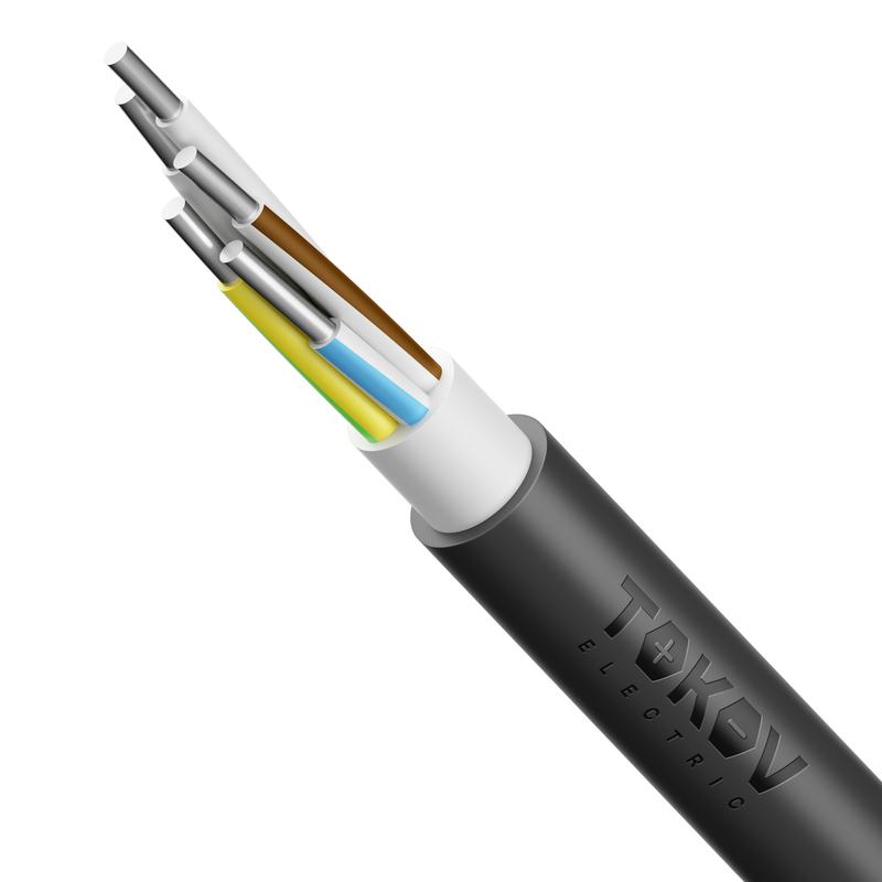 Кабель TOKOV ELECTRIC АВВГнг(А)-LS 5х16 ОК (N PE) 0.66кВ (м) УТ000030799