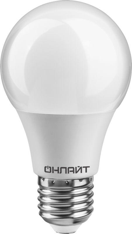Лампа светодиодная 71 647 OLL-A60-7-230-2.7K-E27 7Вт грушевидная 2700К тепл. бел. E27 700лм 176-264В ОНЛАЙТ 71647