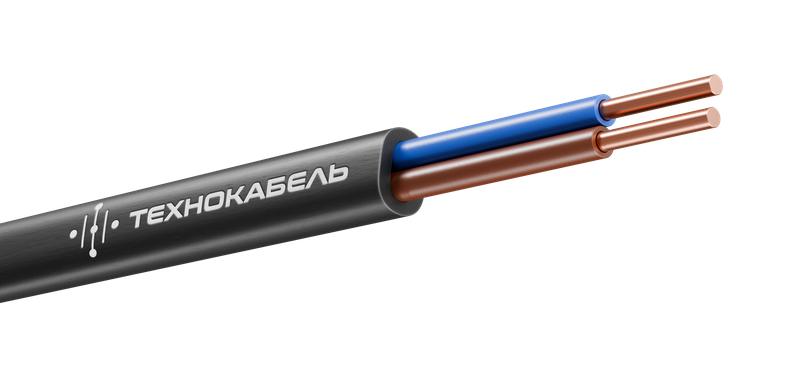 Кабель ППГ-Пнг(А)-HF 2х1.5 ОК (N) 0.66кВ (уп.100м) Технокабель 00-00148452