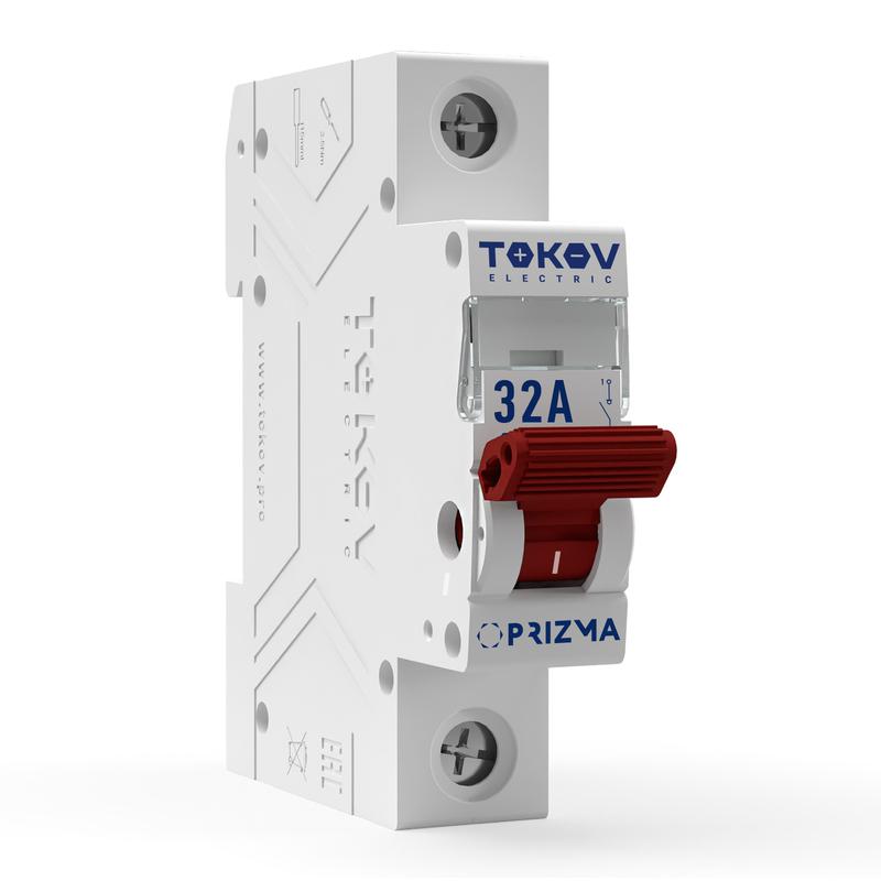 Выключатель нагрузки модульный 1п 32А PRIZMA TOKOV ELECTRIC TKE-PZ60-MDSI-1-32