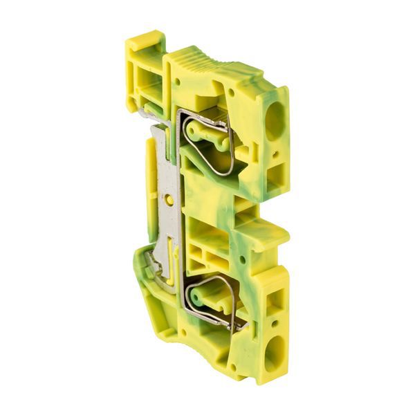 Колодка клеммная ST-6 земля пружинная EKF plc-jxb-st-6-pen