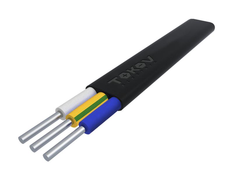 Кабель TOKOV ELECTRIC АВВГ-Пнг(А)-LS 3х4 ОК (N PE) 0.66кВ (м) 00-00036347