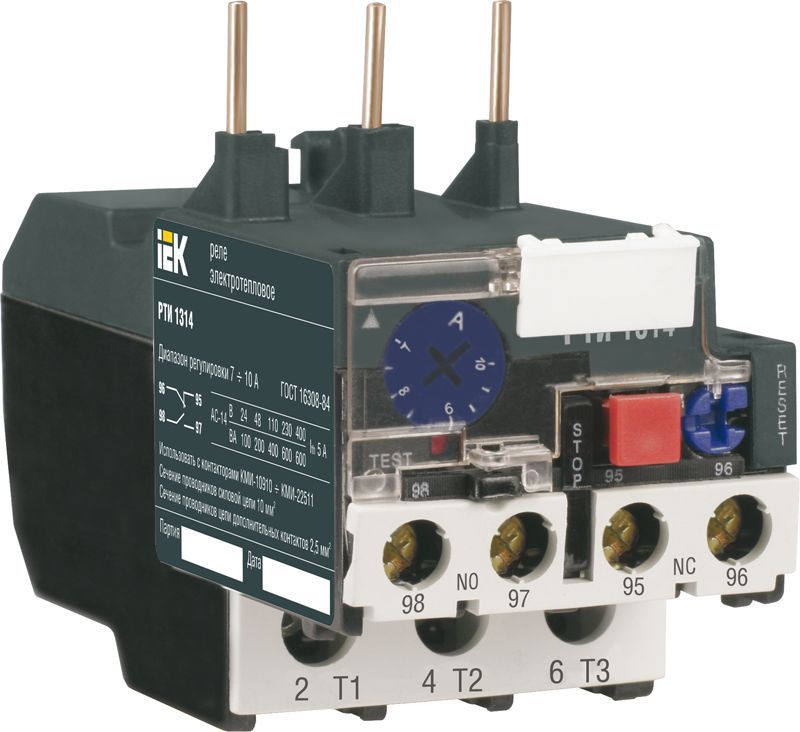 Реле тепл. РТИ 1305 0.63-1.0А KARAT IEK DRT10-C063-0001