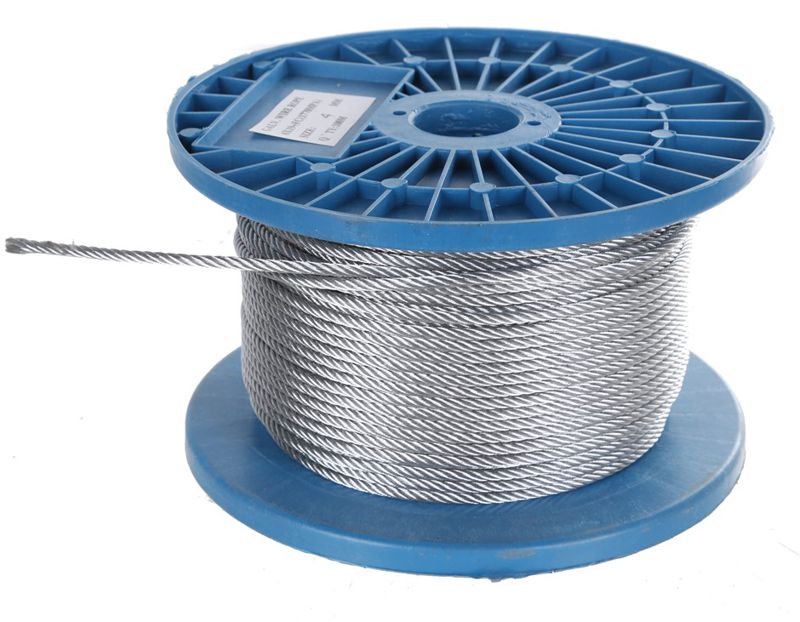 Трос стальной DIN 3055 4мм (уп.200м) Промрукав PR08.3825