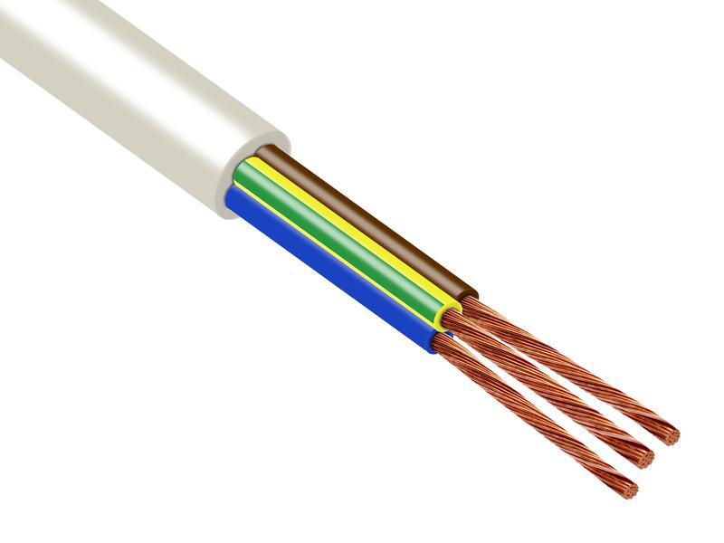 Провод TOKOV ELECTRIC ПВС 3х2.5 (2х2.5+1х2.5) 380В Б (уп.50м) 1945446