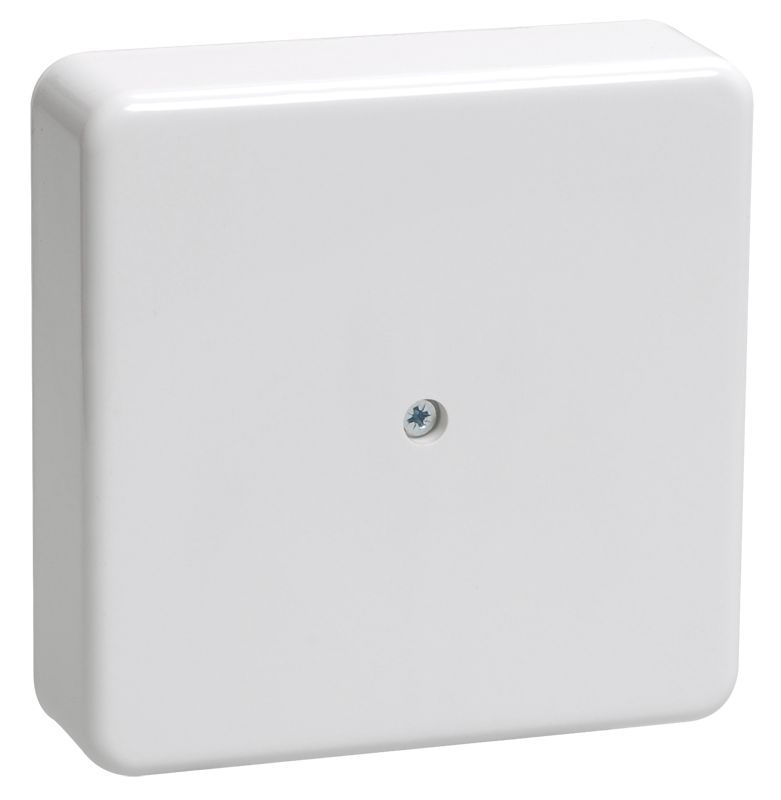Коробка распаячная ОП 75х75х20 IP40 КМ41212-01 (6 клем. 6кв.мм) бел. IEK UKO10-075-075-020-K01