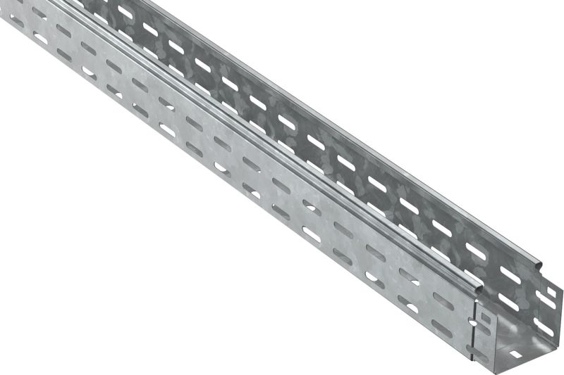 Лоток листовой перфорир. 100х80 L3000 сталь 1мм HDZ IEK CLP10-080-100-100-3-M-HDZ