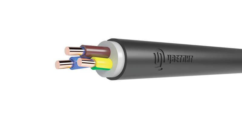 Кабель ППГнг(А)-HF 3х6 ОК (N PE) 0.66кВ (м) Перекресток Цветлит