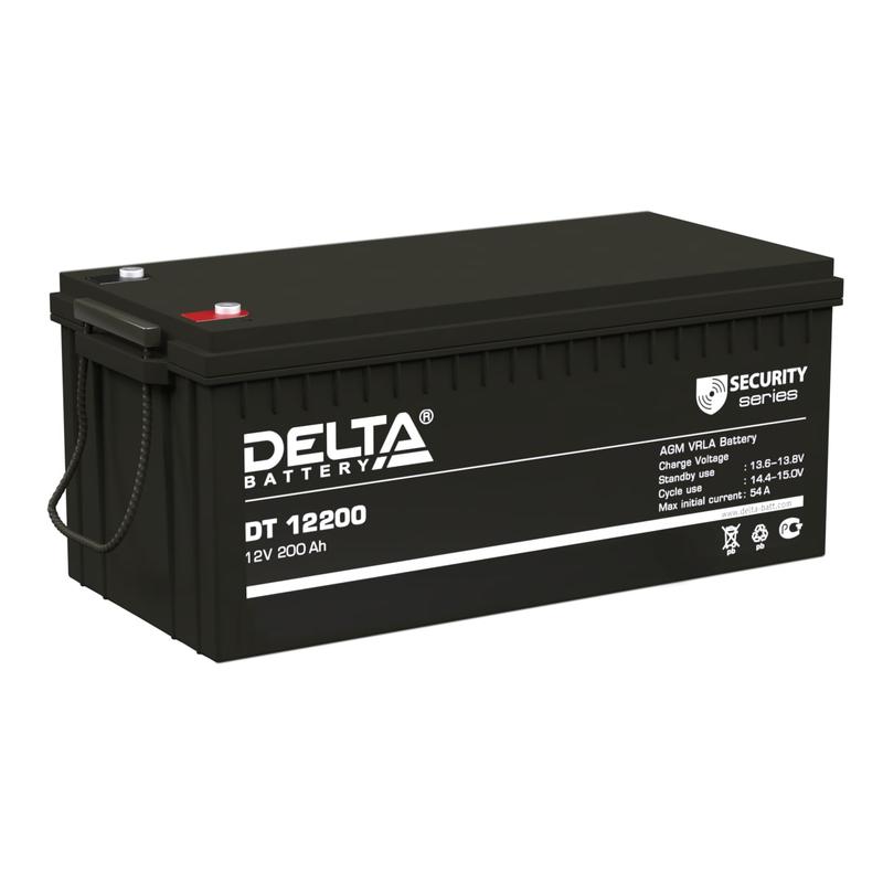 Аккумулятор ОПС 12В 200А.ч DT 12200 Delta 4614010040012