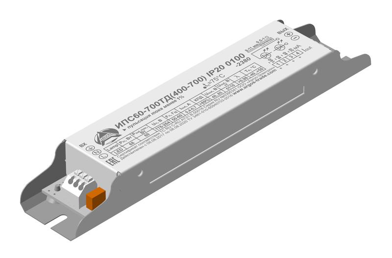 Источник питания ИПС60-700ТД(400-700I; 27-85U) IP20 0120 Аргос