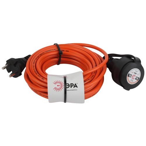 Удлинитель-шнур 1х10м без заземл. 10А IP20 UPx-1-2х1-10m ПВС 2х1 (бухта) Эра Б0046805