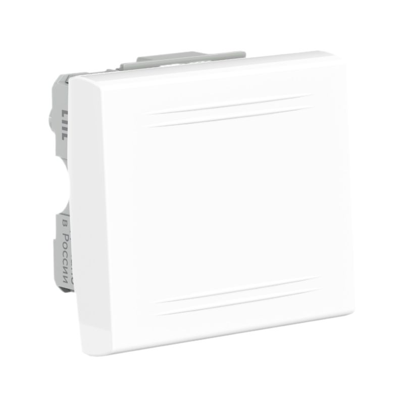 Выключатель 1-кл. 1п 2мод. Viva 16А IP20 бел. DKC 45021