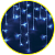 Гирлянда светодиодная "Бахрома" 93 643 NGF-D021-02 2х0.5м 100LED B IP44 эффект мерцания TR Navigator 93643