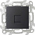 Розетка телефонная СП Simon 24 RJ11 IP20 механизм графит Simon 2410480-038