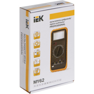 Мультиметр цифровой Professional MY62I IEK TMD-5S-062 Мультиметр цифровой Professional MY62I IEK TMD-5S-062