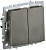 Выключатель 2-кл. СП BRITE ВС10-2-0-БрТБ 10А механизм бронза IEK BR-V20-0-10-K45