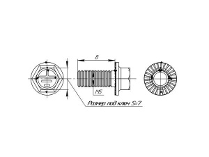 Винт М5х8 EKF wm5x8 Винт М5х8 EKF wm5x8