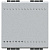 Выключатель 1-кл. 2мод. СП LivingLight 16А IP20 винтов. клеммы алюм. Leg BTC NT4001M2N