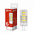Лампа светодиодная LED-JCD 6Вт капсульная прозрачная 4000К нейтр. бел. G4 570лм 230В IN HOME 4690612036144