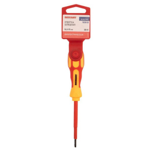 Отвертка "Электрика" SL3 75мм REXANT 12-4711 Отвертка "Электрика" SL3 75мм REXANT 12-4711
