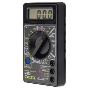 Мультиметр цифровой M832 ФАZА 5000414 Мультиметр цифровой M832 ФАZА 5000414