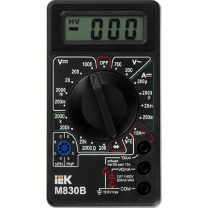 Мультиметр цифровой Universal M830B IEK TMD-2B-830 Мультиметр цифровой Universal M830B IEK TMD-2B-830