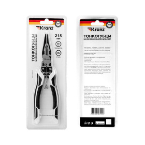 Тонкогубцы многофункциональные универсальные 200мм Kranz KR-12-4653-5 Тонкогубцы многофункциональные универсальные 200мм Kranz KR-12-4653-5