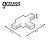 Коннектор Track однофазный для трековых шинопроводов (T) черн. GAUSS TR109