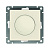 Светорегулятор СП Афина 500Вт механизм сл. кость (ivory) Universal A0101-I