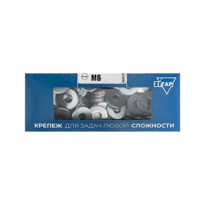 Шайба кузовная М6 DIN 9021 оцинк. (уп.200шт) Zitar 105265 Шайба кузовная М6 DIN 9021 оцинк. (уп.200шт) Zitar 105265