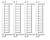 Блок маркировок пластик 48 этикеток FINDER 06048