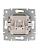 Розетка компьютерная 1-м СП Karina RJ45 механизм крем. LEZARD 707-0388-139