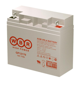Аккумулятор 12В 17А.ч WBR GP12170 WBR Аккумулятор 12В 17А.ч WBR GP12170 WBR