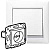 Розетка 1-м СП Valena 16А IP21 2P без заземл. механизм бел. (DIY-упак.) IEK 694268