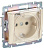 Розетка 1-м СП Valena IP44 2P+E с заземл. механизм сл. кость (DIY-упак.) IEK 695640