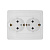 Розетка 2-м СП Simon15 16А IP20 250В с заземл. Schuko защ. шторки винт. клеммы бел. Simon 1590451-030