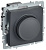 Светорегулятор СП BRITE пов-наж. 600Вт СС10-1-0-БрГ механизм графит IEK BR-D20-0600-K53