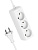 Удлинитель 3х5м без заземл. 16А IP20 ПВС 2х1 КОСМОС YKsm5m-3g(K)