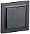 Выключатель 2-кл. СП BRITE ВСР10-2-0-БрЧ 10А в сборе черн. IEK BR-V20-0-10-K02-F