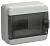 Корпус КМПн-8 TEKFOR IP65 черн. прозр. дверь пластик. IEK TF5-KP72-N-08-65-K03-K02