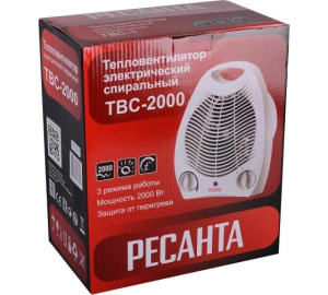 Тепловентилятор ТВС-2000 Ресанта 67/2/11 Тепловентилятор ТВС-2000 Ресанта 67/2/11