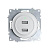 Розетка USB 2-м СП Florence 16А IP20 с подсветкой механизм бел. (1E10351300) OneKeyElectro 2260089
